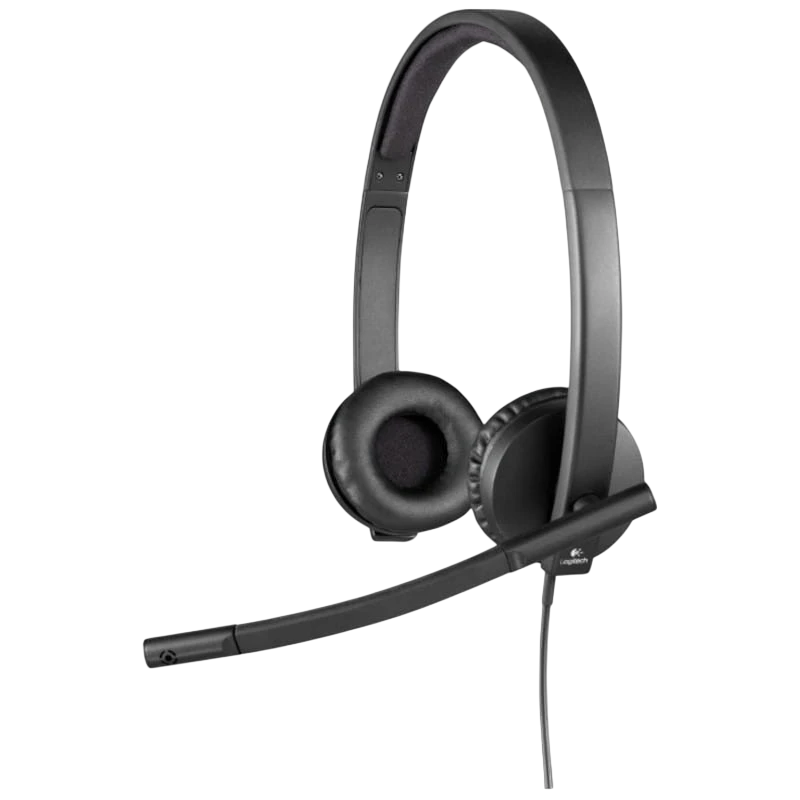Logitech H570e Noir Arceau avec micro Casque