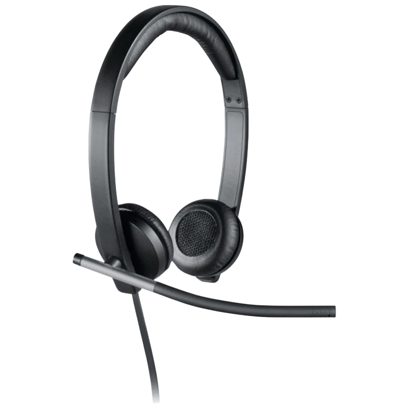 Logitech H650e Noir/Argent Arceau avec micro Casque