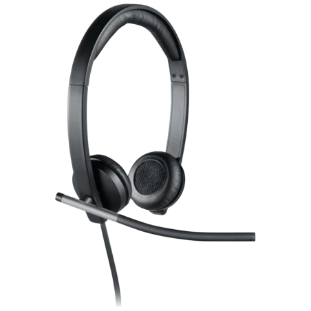 Logitech H650e Noir/Argent Arceau avec micro Casque