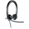 Logitech H650e Noir/Argent Arceau avec micro Casque