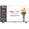 TCL 55P61K 55" UHD GoogleTV HDR10 Dolby Audio Noir
