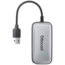 Ottocast Play2Video Plus WiFi 5 Bluetooth 5.0 Adaptateur sans fil Apple Carplay, Android Auto