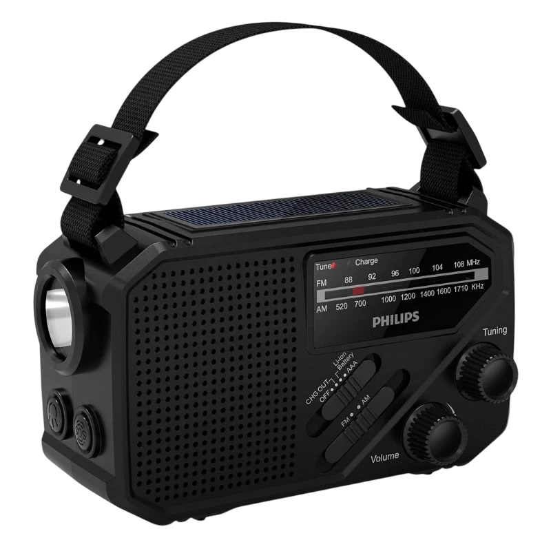 Philips TAR1609/00 Analogique avec Lampe torche FM Radio portable