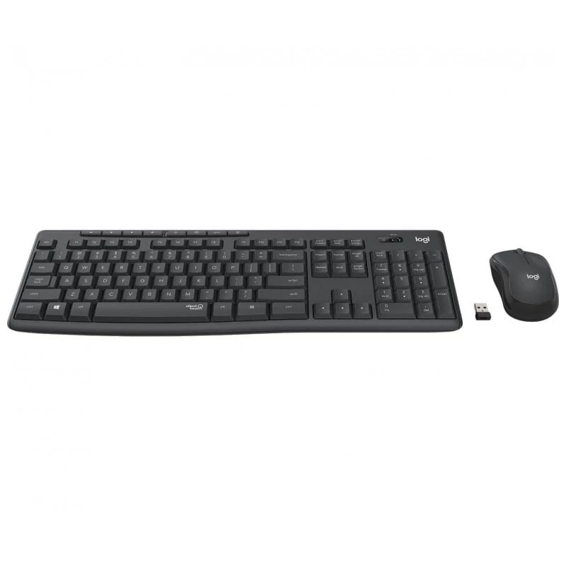 Logitech MK295 Silent Wireless RF 1000 DPI Clavier et souris sans fil
