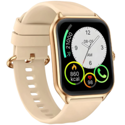 Zeblaze GTS 4 Doré 1,94 pouces AMOLED GPS Appels Bluetooth 7 jours +100 sports IP68 Smartwatch