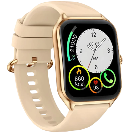 Zeblaze GTS 4 Doré 1,94 pouces AMOLED GPS Appels Bluetooth 7 jours +100 sports IP68 Smartwatch