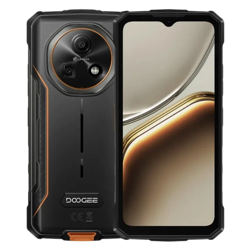 Doogee Fire 5 Pro 4GB/128GB Orange Rugged IP68/IP69K 6,6 pouces IPS 90Hz 13MP 13000mAh 18W NFC