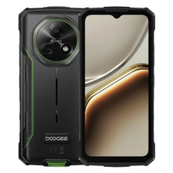 Doogee Fire 5 Pro 4GB/128GB Vert Rugged IP68/IP69K 6,6 pouces IPS 90Hz 13MP 13000mAh 18W NFC