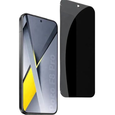Protection d'écran en verre trempé Anti Espion Xiaomi Poco F8 Pro