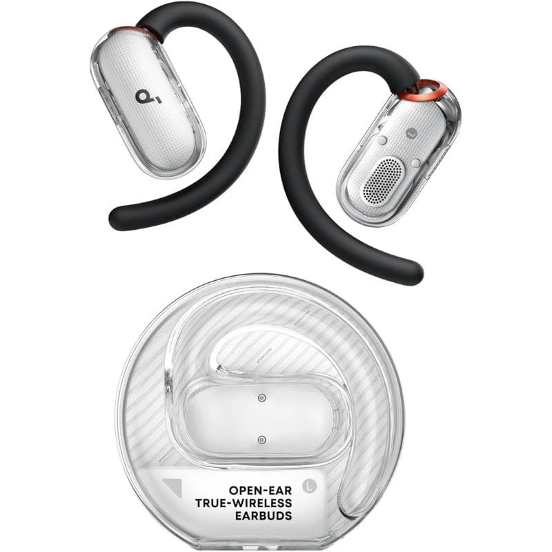 Soundcore V40i Blanc Open-Ear Bluetooth 5.3 36h IP55 Multipoint Écouteurs sans fil