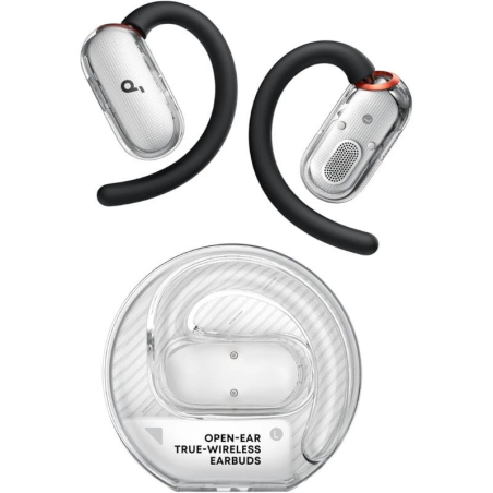 Soundcore V40i Blanc Open-Ear Bluetooth 5.3 36h IP55 Multipoint Écouteurs sans fil
