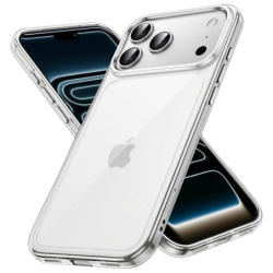 Coque antichoc Premium pour iPhone 17 Acrylique anti-jaunissement transparent