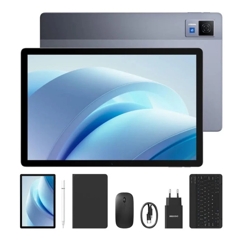 Doogee U13 WiFi 6GB/256GB Gris Édition VIP 13 pouces IPS 13MP 11000mAh Tablet