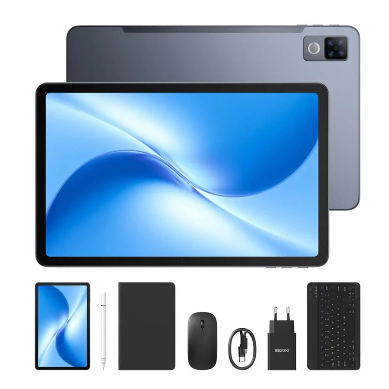 Doogee U12 WiFi 6GB/128GB Gris Édition VIP 12 pouces IPS 90Hz 13MP 9000mAh Tablet