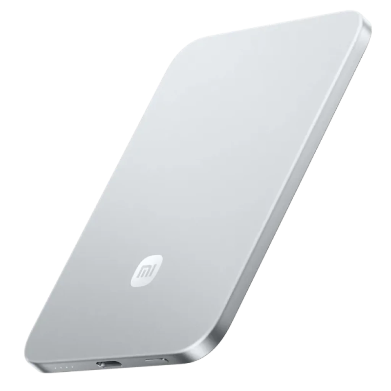 Xiaomi UltraThin Magnetic Argent 5000mAh 15W MagSafe Power Bank