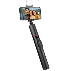 OBAL:ME SelfiePod High Glow Gimbal Tripod avec lumière LED haute luminosité et télécommande