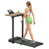 Tapis de course Akluer avec bureau à hauteur réglable, 1-10 km/h, 2,5 CV