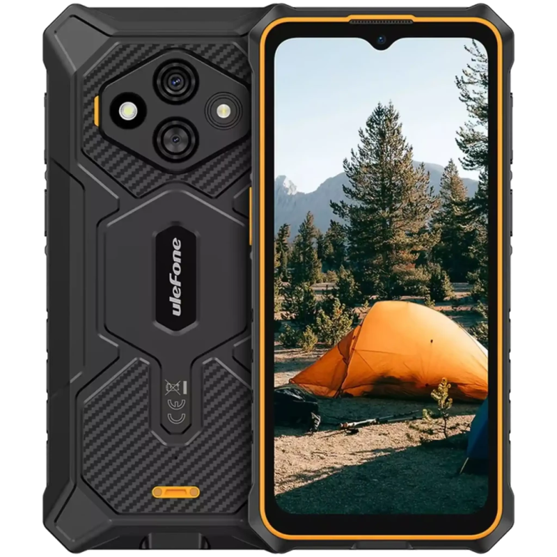 Ulefone RugKing 3 Pro 8GB/128GB Orange 6,56 pouces IPS 120Hz 48MP 5700mAh NFC