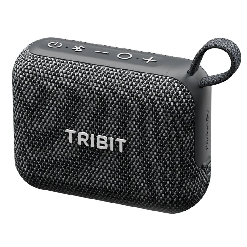 Tribit Pocket Go Noir 7W 20h IP68 2400mAh Enceinte Bluetooth