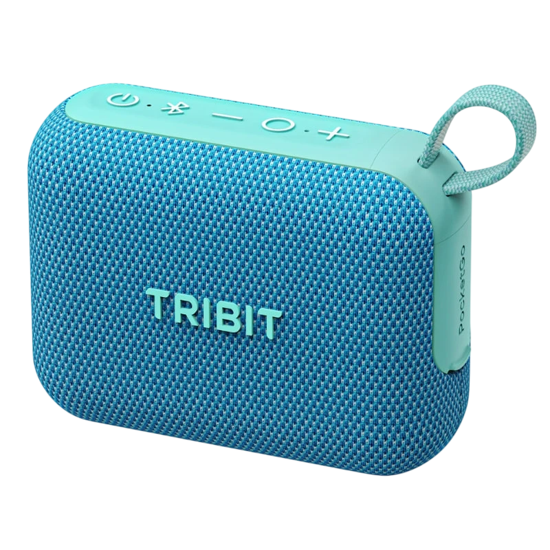 Tribit Pocket Go Bleu 7W 20h IP68 2400mAh Enceinte Bluetooth