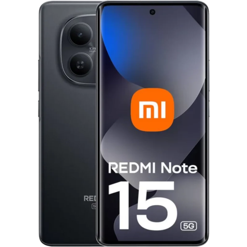 Xiaomi Redmi Note 15 5G 8GB/256GB Noir 6,77 pouces OLED 120Hz 108MP 5800mAh 45W NFC
