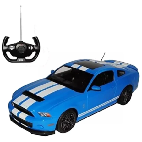 RASTAR R/C 1:14 Ford Shelby GT500 Bleu 30m de portée Voiture radiocommandée