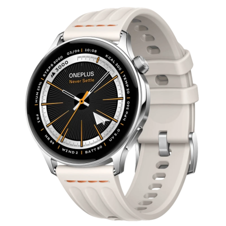 OnePlus Watch Lite Argent 1,46 pouces AMOLED GPS NFC 10 jours +100 sports 5ATM