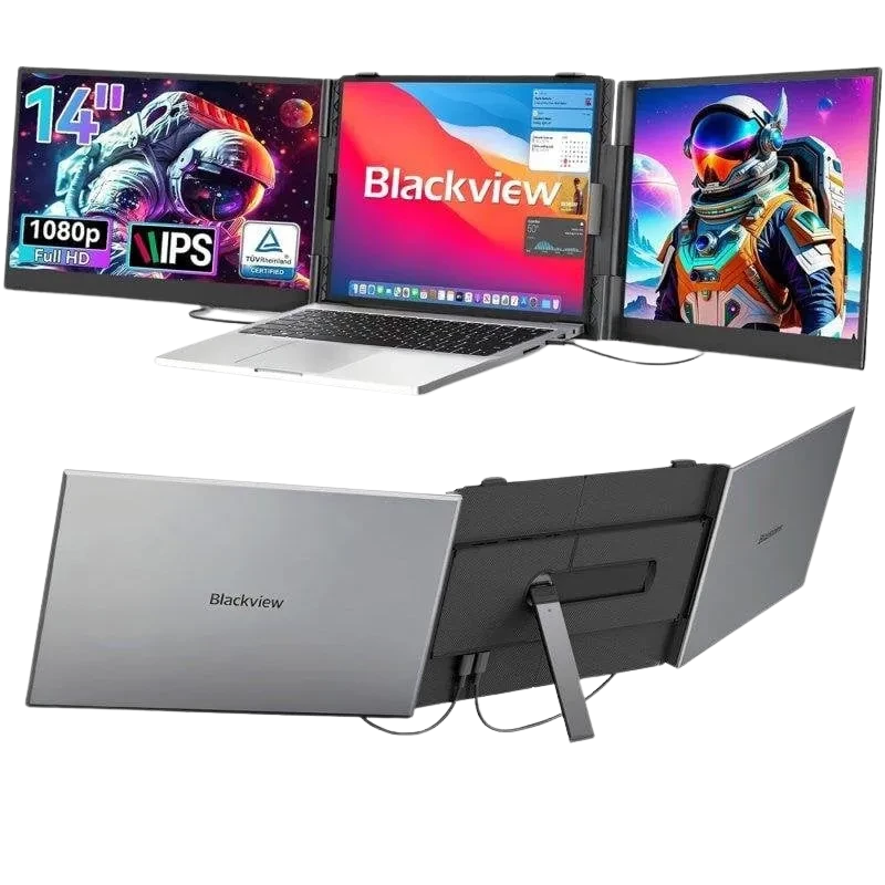 Blackview DCM6 14 pouces Full HD IPS 5ms USB-C Écran portable double