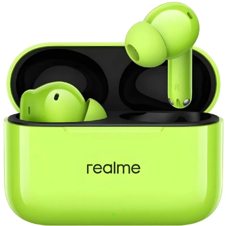 Realme Buds T200 Vert TWS ANC Bluetooth 5.4 50h IP55 Multipoint Écouteurs sans fil