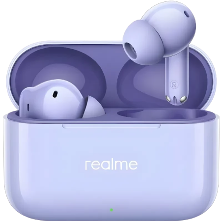 Realme Buds T200 Violet TWS ANC Bluetooth 5.4 50h IP55 Multipoint Écouteurs sans fil