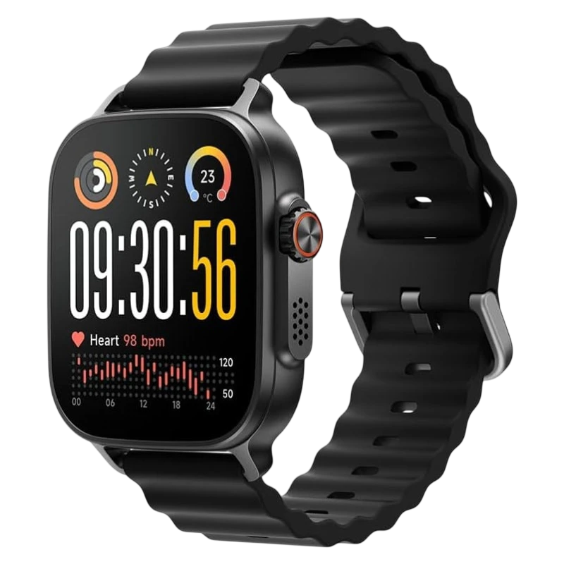 Realme Watch 5 Noir 1,97 pouces AMOLED NFC 16 jours +108 sports IP68