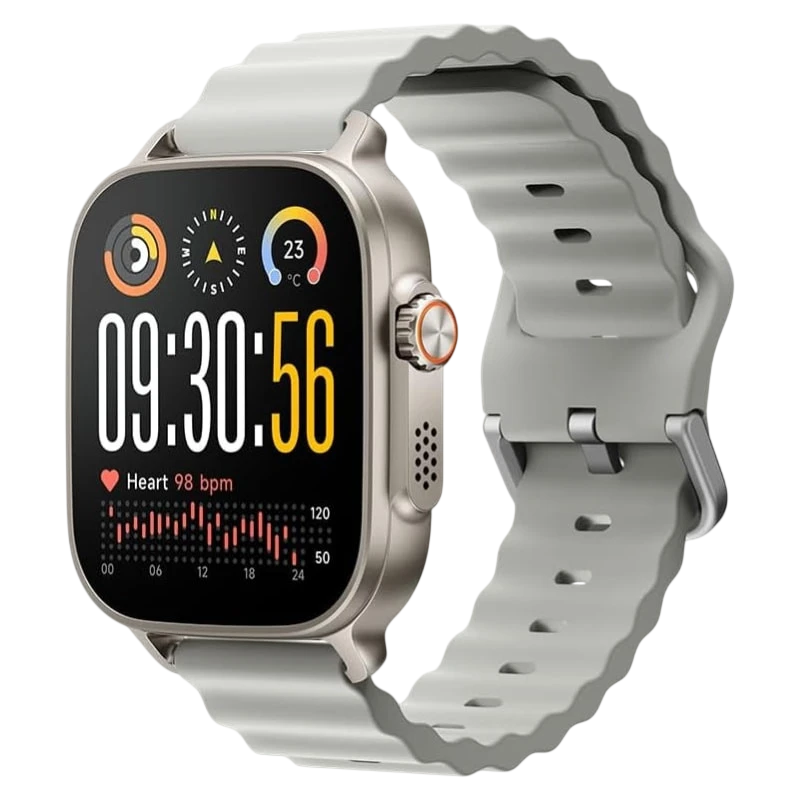 Realme Watch 5 Argent 1,97 pouces AMOLED GPS NFC 16 jours +108 sports IP68