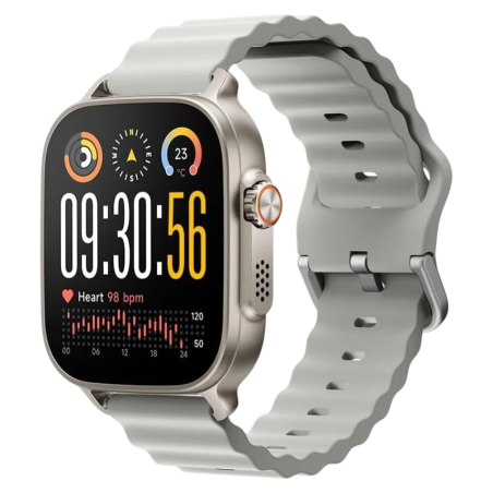 Realme Watch 5 Argent 1,97 pouces AMOLED GPS NFC 16 jours +108 sports IP68