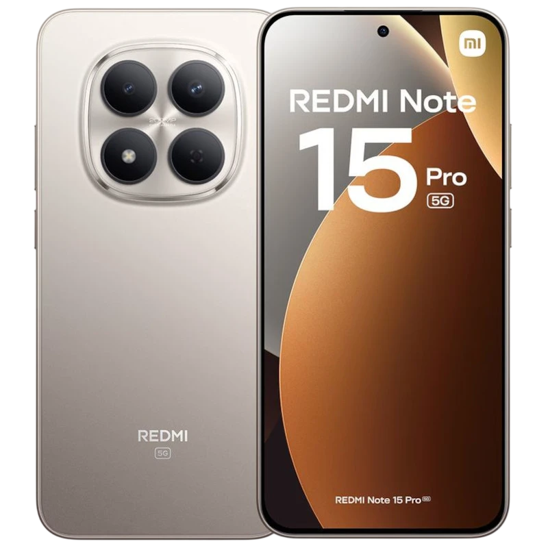 Xiaomi Redmi Note 15 Pro 5G 8GB/256GB Titane 6,83 pouces AMOLED 120Hz 200MP 6580mAh 90W NFC