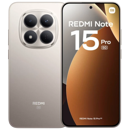 Xiaomi Redmi Note 15 Pro 5G 8GB/256GB Titane 6,83 pouces AMOLED 120Hz 200MP 6580mAh 90W NFC