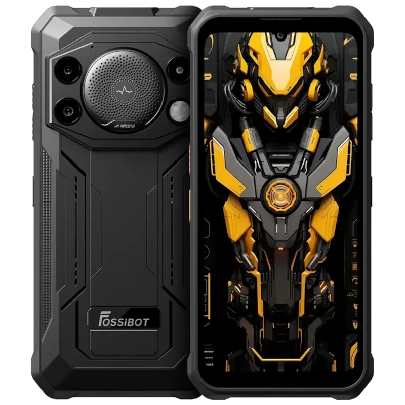 Fossibot F110L 4GB/128GB Noir Rugged IP68/IP69K IPS 120Hz 50MP 10000mAh 20W NFC