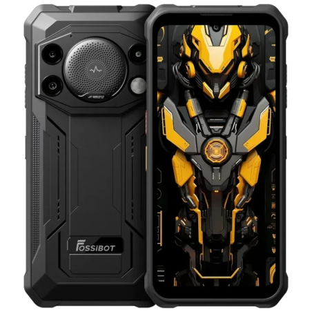 Fossibot F110L 4GB/128GB Noir Rugged IP68/IP69K IPS 120Hz 50MP 10000mAh 20W NFC