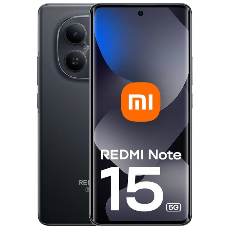 Xiaomi Redmi Note 15 5G 12GB/512GB Noir 6,77 pouces OLED 120Hz 108MP 5800mAh 45W NFC