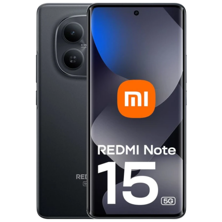 Xiaomi Redmi Note 15 5G 6GB/128GB Noir 6,77 pouces OLED 120Hz 108MP 5800mAh 45W NFC