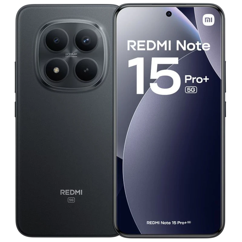 Xiaomi Redmi Note 15 Pro+ 12GB/256GB Noir 6,83 pouces AMOLED 120Hz 200MP 6500mAh 100W NFC