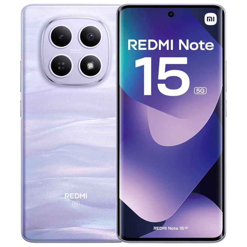 Xiaomi Redmi Note 15 5G 12GB/512GB Violet 6,77 pouces OLED 120Hz 108MP 5800mAh 45W NFC