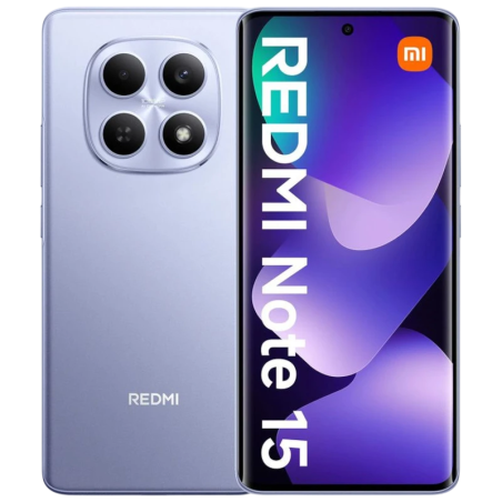 Xiaomi Redmi Note 15 4G 8GB/256GB Lilas 6,77 pouces 120Hz 50MP 5800mAh 45W NFC