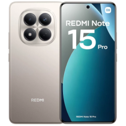 Xiaomi Redmi Note 15 Pro 4G 8GB/256GB Titane 6,77 pouces AMOLED 120Hz 200MP 6500mAh 45W NFC