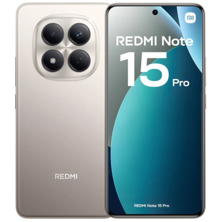 Xiaomi Redmi Note 15 Pro 4G 8GB/256GB Titane 6,77 pouces AMOLED 120Hz 200MP 6500mAh 45W NFC