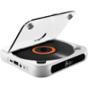 KC-918 Lecteur CD stéréo Blanc 1200mAh Enceinte Bluetooth 5.3