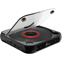 KC-918 Lecteur CD stéréo Noir 1200mAh Enceinte Bluetooth 5.3