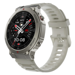 Black Shark GS3 Ultra Argent 1,43 pouces AMOLED GPS 18 jours +160 sports 5ATM IP69K Smartwatch