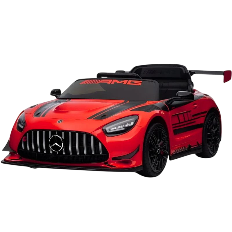 Mercedes AMG GT3 Rouge 12V 2 moteurs 5km/h 30kg Voiture électrique pour enfants