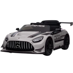 Mercedes AMG GT3 Gris 12V 2 moteurs 5km/h 30kg Voiture électrique pour enfants