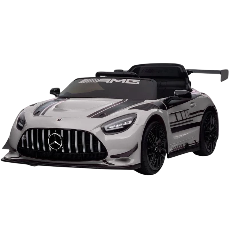 Mercedes AMG GT3 Gris 12V 2 moteurs 5km/h 30kg Voiture électrique pour enfants